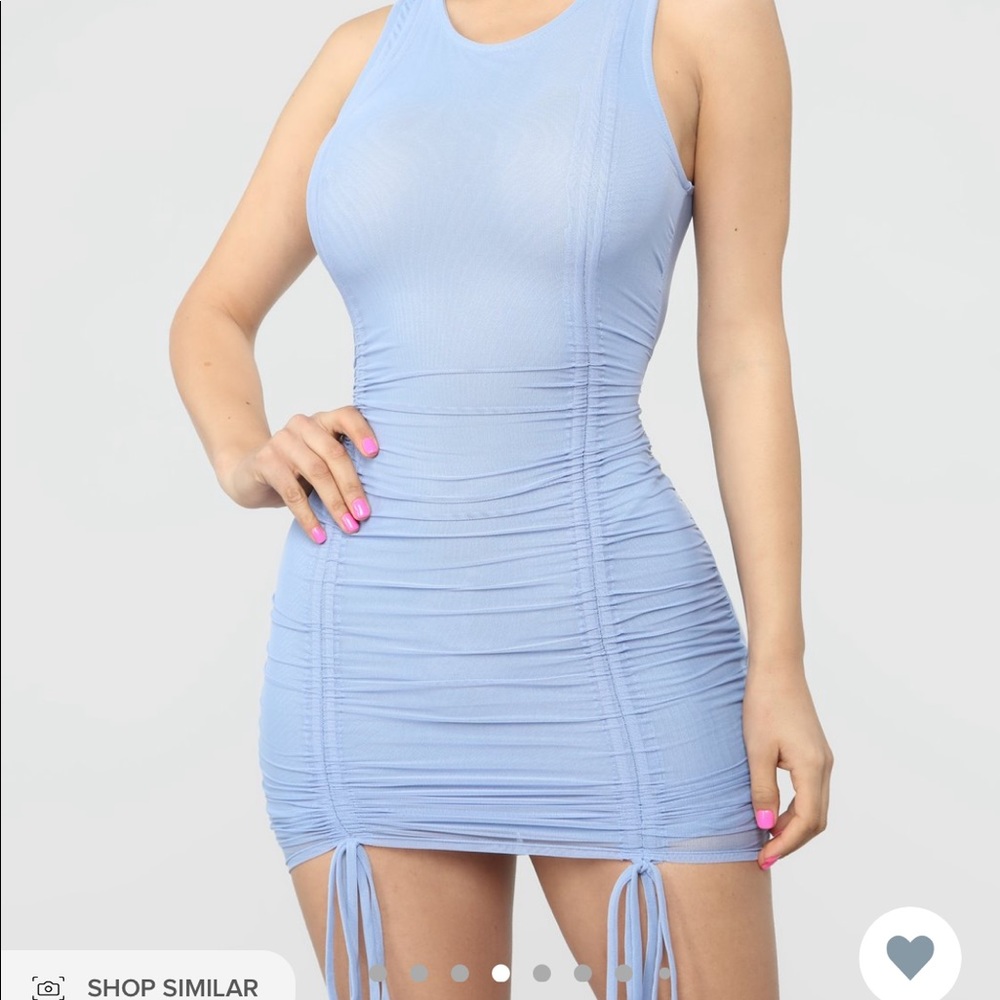 Fashion nova blue dress